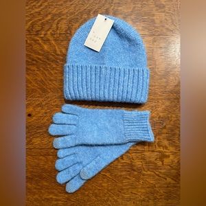 A New Day - Matching Blue Hat and Gloves - Tags On!